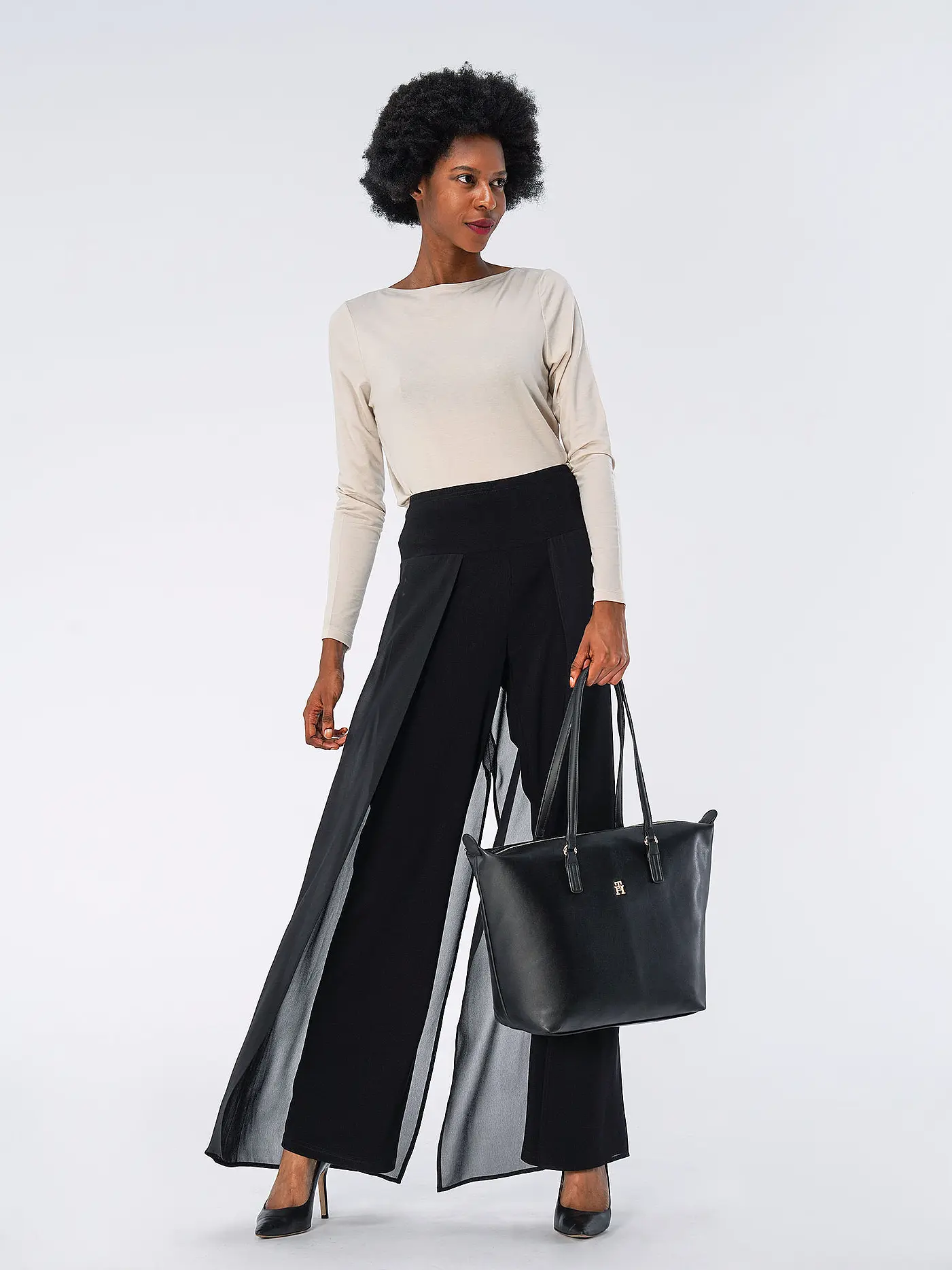 TOMMY HILFIGER | Tasche - Shopper POPPY | schwarz